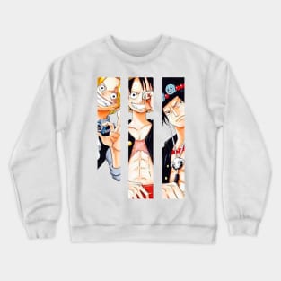 Luffy, sabo, ace Crewneck Sweatshirt